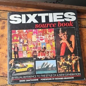 1989 Sixties Source Book Hardcover Coffee Table Book